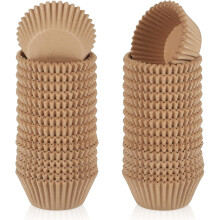 Caperci Mini Cupcake -vuoraukset, valkoiset, 500 kpl