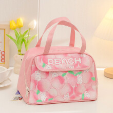 Bolsa isotérmica rosa para cesta de picnic (para 4 personas)
