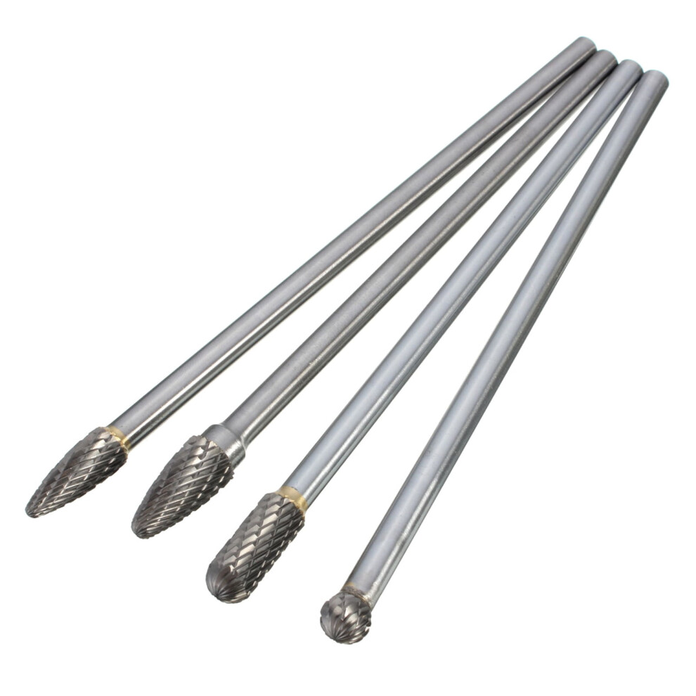 Tungsten Carbide Rotary Burr Set 6Mm Shank 150Â160Mm 9058772243607