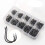 Fishing Hooks Small 500 pcs 3#-12# Portable Plastic Box 1