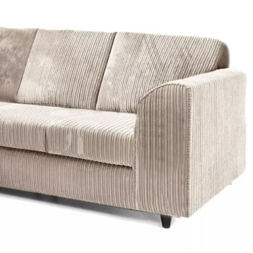 Furniture 786 Hannah Jumbo Cord Full Back 2c2 Corner Sofa Mink 2