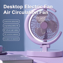 SUSUchens Ventilatore di ricarica a quattro velocità Modalità luce notturna Funzionamento con bassi Ventilatore di circolazione Luce notturna