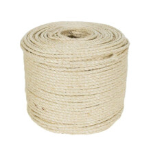 Zonghan3/5M Corda de Sisal Natural para Arranhar Gatos - Brinquedos DIY para Fazer Poste Arranhador, Enfeite de Mesa, Pés de Cadeira - Corda para
