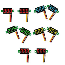 Mini-Gleichstrom-Voltmeter mit Anzeige, 3-adriger Gleichstrom-Spannungsprüfer (0-100 V)