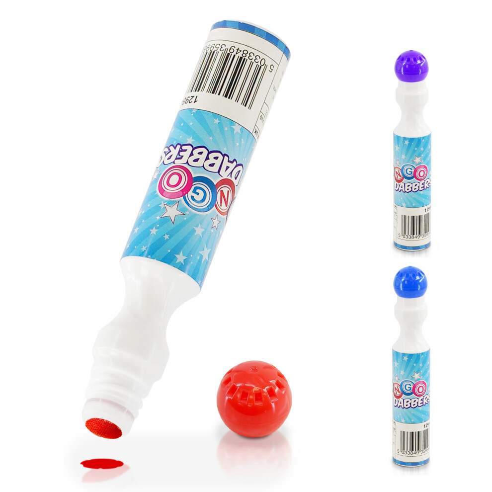 The Magic Toy Shop (Single) Bingo Dabbers Marker Pen Easy Grip Washable Dot Pen For Kids Family Games