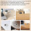 10-piece cable management system for computer desks - Desktop cable storage box - Suitable for wires and cables... 5