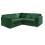 Furniture 786 Hannah Jumbo Cord Full Back 2c2 Corner Sofa Green 2
