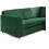 Furniture 786 Hannah Jumbo Cord Full Back 2c2 Corner Sofa Green 3