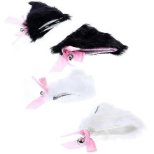 Animals Ear Hair Clips for Decoration 8Pairs Cute Hair Barrettes