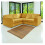 Furniture 786 Jumbo Cord Full Back 2c2 Corner Sofa Mustard 1