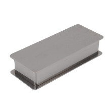 Porte-cure-dents en acier inoxydable avec couvercle