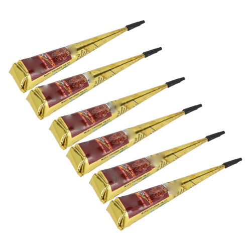 12 Stück Tattoo-Paste-Kegel, 25 g/Stück, Dunkelrot