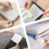 Non-slip mat - 10 x 10 cm - Washable - Foldable - 4 pieces 3