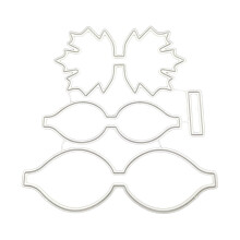 Stanzform aus Metall in Bogenform für Scrapbooking und Kartenherstellung