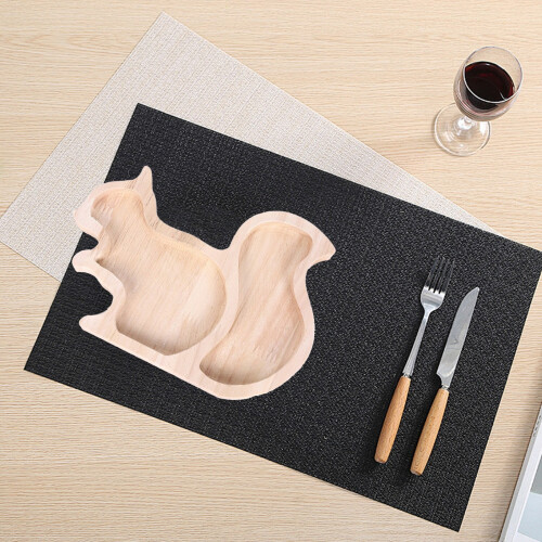 Bandeja de servir de madera maciza de 20x14,5 cm. 1