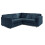 Furniture 786 Hannah Jumbo Cord Full Back 2c2 Corner Sofa Navy 1