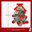 Red Mini Christmas Tree 24 inch with LED Lights and 3