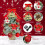 Red Mini Christmas Tree 24 inch with LED Lights and 4