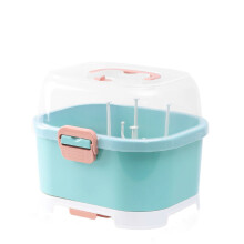 Baby Bottle Storage Box with Drying Rack PP29.5x26x24cm