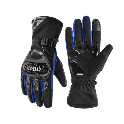 Luvas de motociclismo com isolamento térmico, impermeáveis e com aderência térmica.