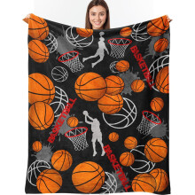 Couverture en flanelle de football 60 x 50 pouces