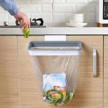 Support suspendu pour sacs poubelle de cuisine avec couvercle
