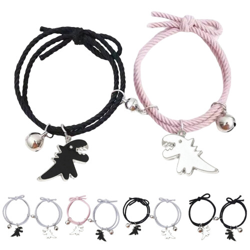 Welling braided bracelets dinosaur design 2 pcs 1