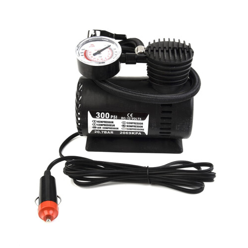 12V billuftpumpe – 300PSI bærbar dækpumpe
