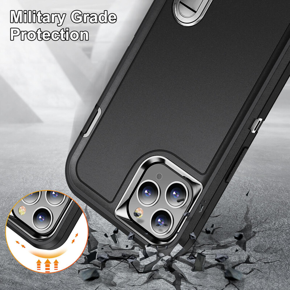 Shockproof Protective Iphone 11 Pro With Stand: Black 3468205151526