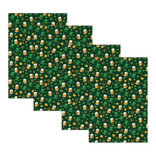 Lot de 4 torchons de cuisine en microfibre 45,7 x 66 cm