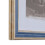 Victoria Modern picture frame polystyrene 4x7 inch blue and 3