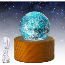 Glob de lumină galactică Inside Out – Lampă de noapte LED de cristal, 7