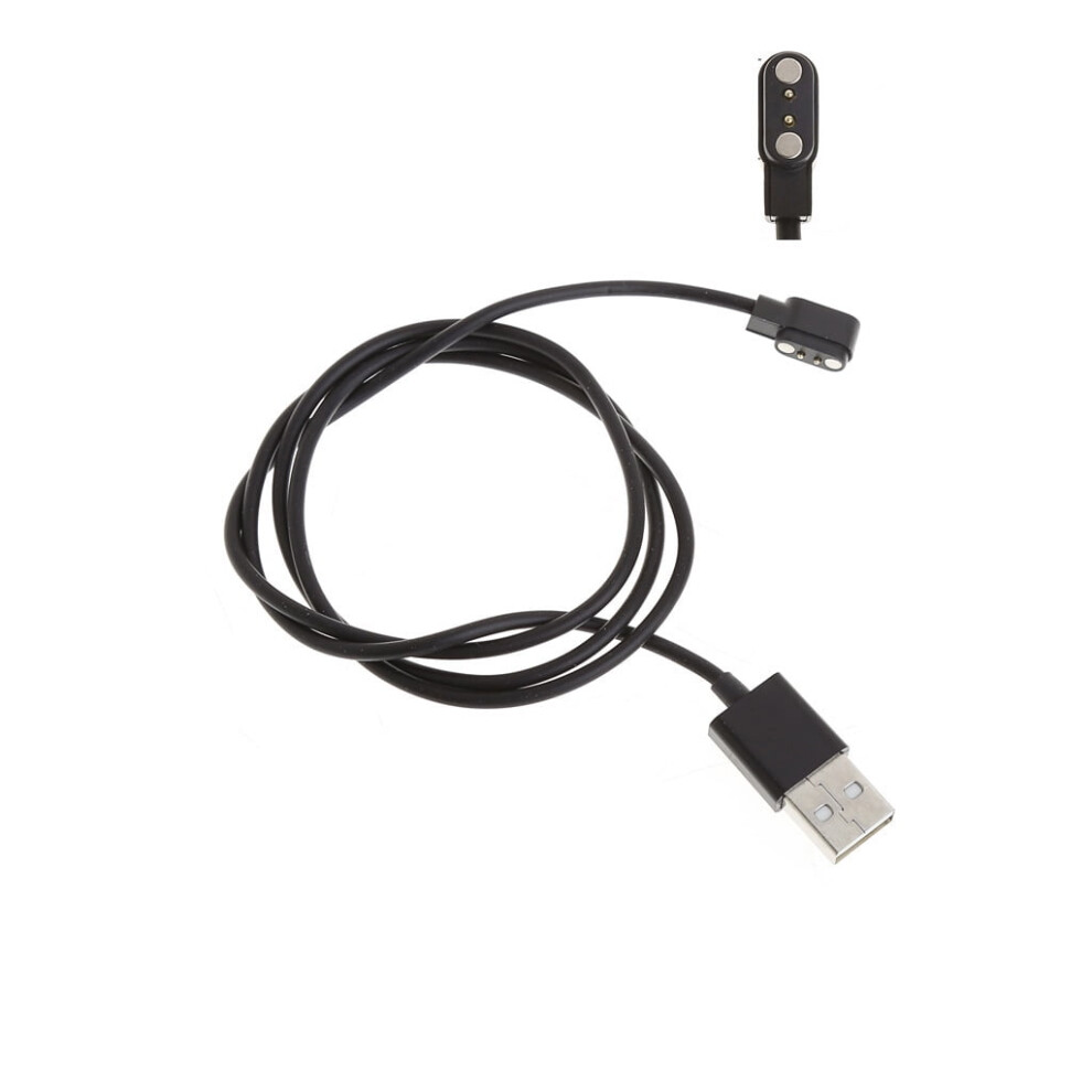 80Cm Magnetic Usb Charging Cable For Smart Watch Black 9058772282668