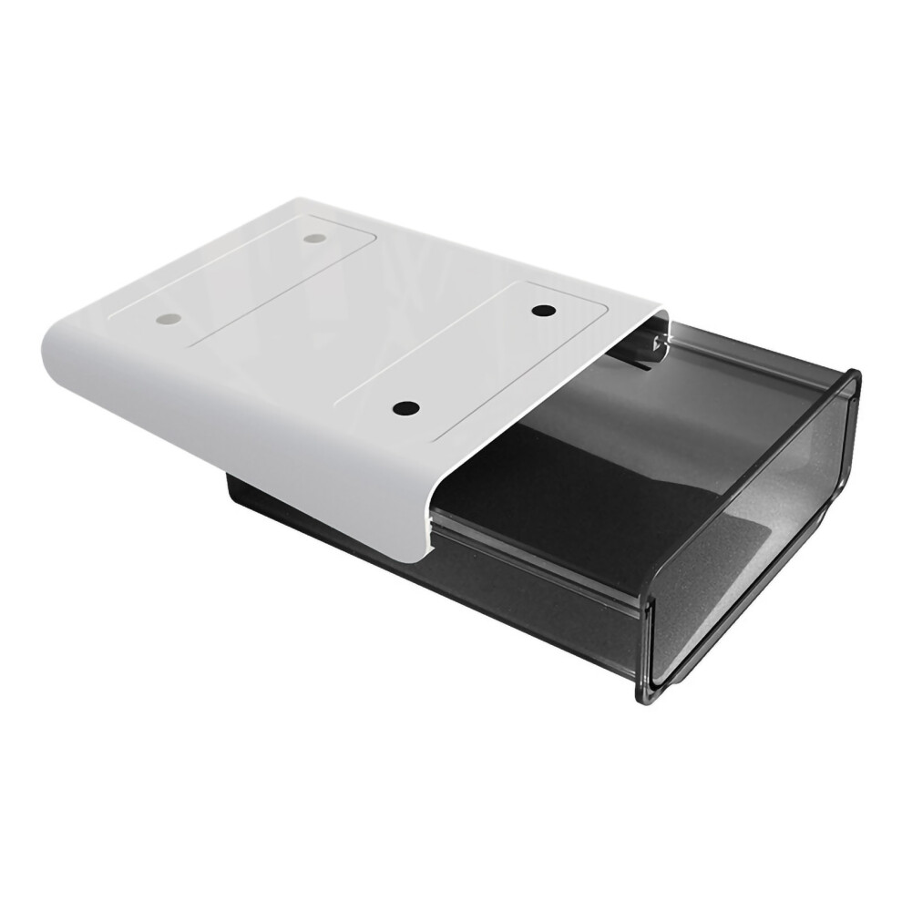 Under Desk Storage Box Â Transparent, Punch-Free, 1Pack 9058772761613