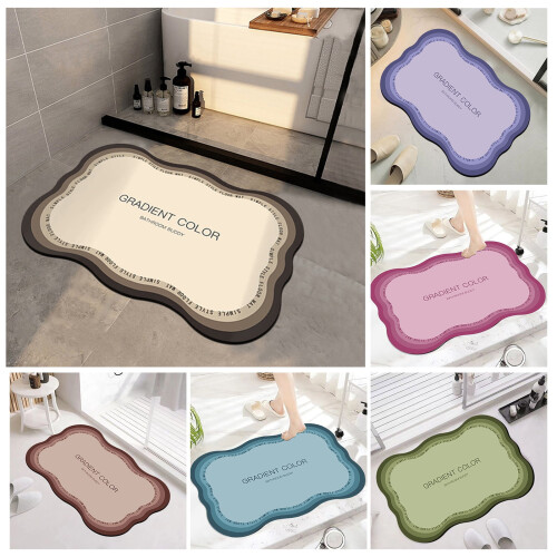 Rubber Door Mat Irregular Shape 1 pcs 1