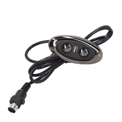 Controlador de sofá elétrico - Interruptor de elevação - USB - ABS - Interior 1