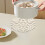 Snowflake Dining Table Mats Heat Insulating Geometric 4-Pack 2