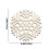 Snowflake Dining Table Mats Heat Insulating Geometric 4-Pack 3
