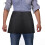 Homerr black polyester half apron with large pockets and 5