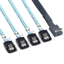 PCIe OCuLink SFF-8611 4-Lane-zu-4-Port-7-Pin-Datenkabel