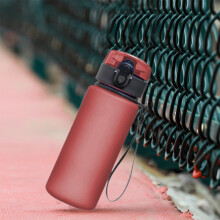 Garrafa de água esportiva sem BPA com infusor de frutas, 400ml