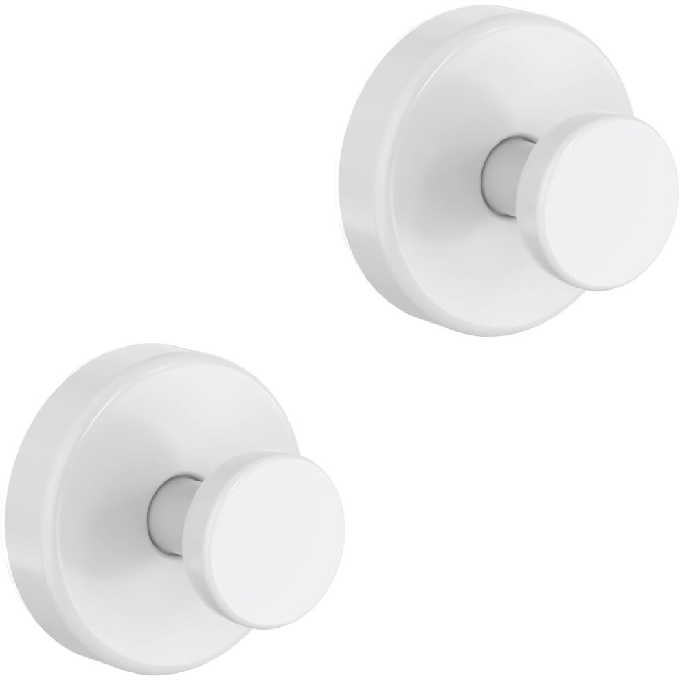 Suction Cup Hooks For Shower Glass 2 Pack White 908436603867