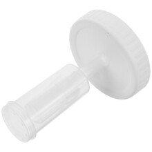 White PP Reusable Lids for Wide Mouth Mason Jars