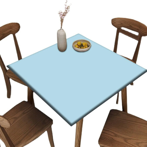 Lyseblå polyesterduk flekkbestandig 91 cm x 91 cm