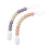 Silikon-Schnullerclips, 2er-Pack – Einteiliger Beißring 1