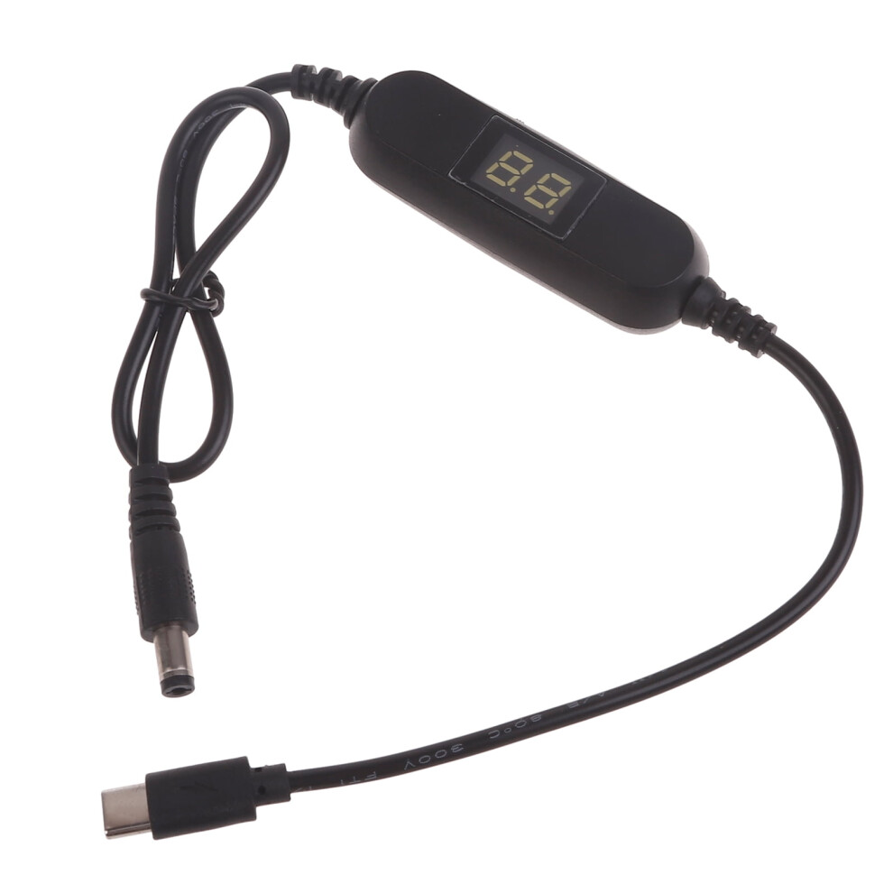 Usb-C To 5.5X2.1mm Adjustable Voltage Cable 2Â12V 6W 9058772291325