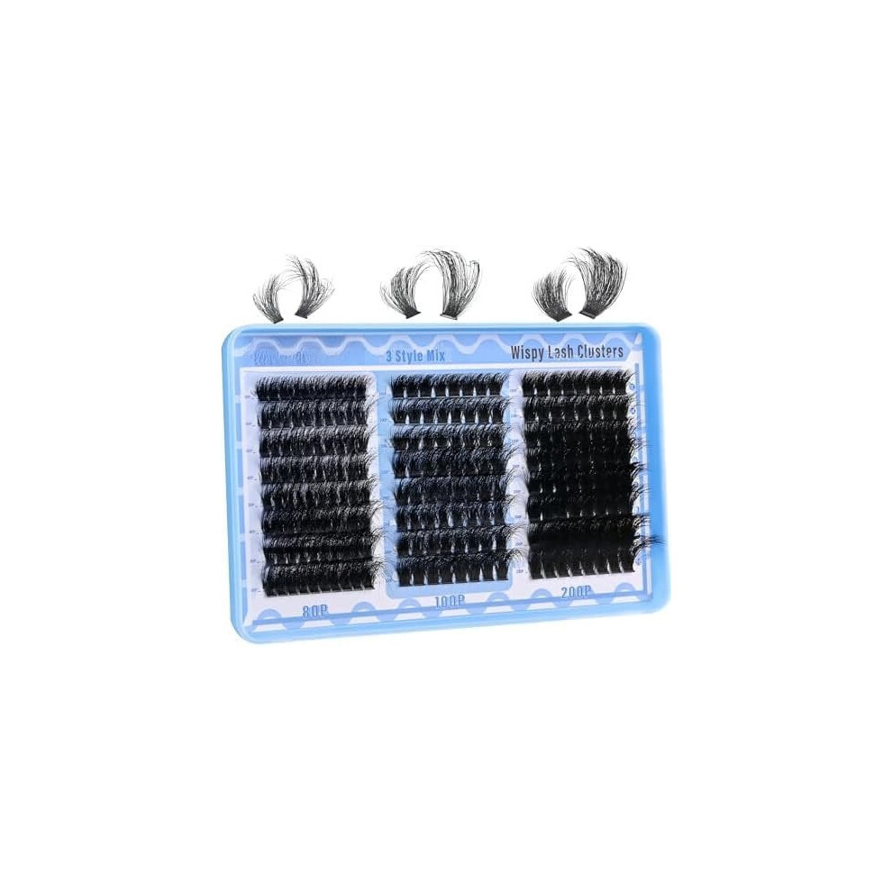 Lash Clusters 80D 100D 200D 12â20mm 208 pcs