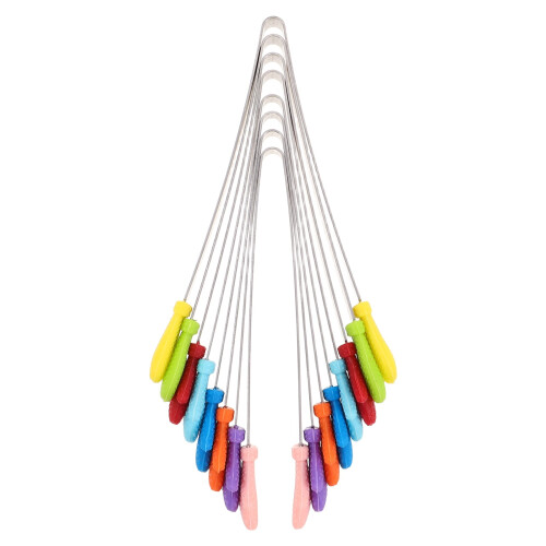 OUNONA Mini-Servierzangen-Set mit Silikonspitzen, 8-teilig 1