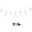 Samuel Alexander 6.9m Icicle Christmas Chaser Lights with 72 Rainbow LEDs 9