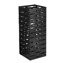 Metall-Schirmständer 16,54 x 6,3 x 6,3 Zoll Schwarz